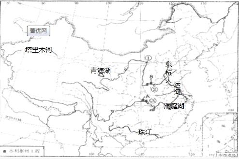 读我国主要河湖分布图完成下列各题