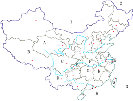 第六次人口普查时居全国第一位B.广东省简称粤