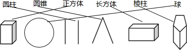 题目详情  考点:认识立体图形 专题: 分析:根据圆柱的主要特征:上下两