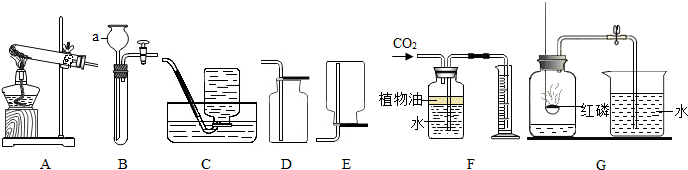 如图为实验室常用的制备和收集气体的装置,根据所学知识回答下列问题.