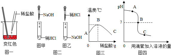 盐酸和氢氧化钠溶液的反应是中和反应的典型代表.下图是有关此反