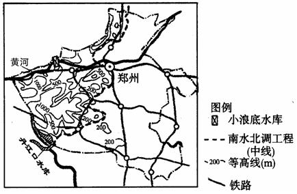 (1)简述河南省的地形特征.并指出其东部主