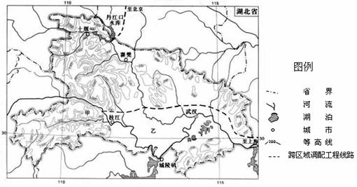 读图.回答下列问题. (1)描述湖北省的地形特点.