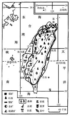 读"台湾地图",回答