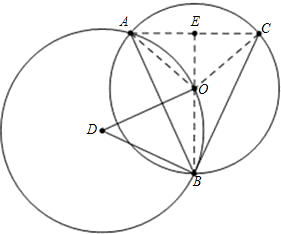 如图圆o与圆d相交于ab两点bc为圆d的切线点c在圆o上且abbc