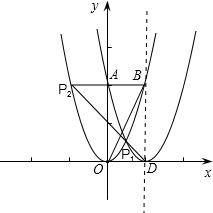 移1个单位所得的二次函数的图象的顶点为点D