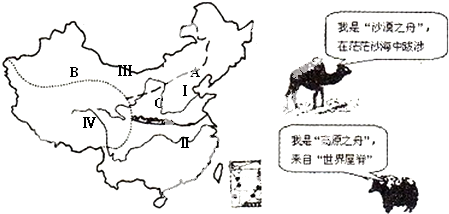 读"中国四大地理区域的划分图",完成下列问题.图片