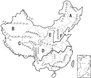 读中国山脉分布图，回答下列问题