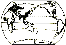 读世界人口分布图.结合你所学地理知识回答下