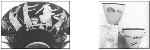 陶片放逐法和限制发言时间的水时计是雅典民主