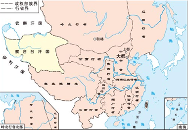 据有关统计资料,元朝岁收粮赋,河南江北行省占全国总额的21.