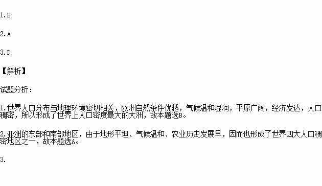 亚洲的人口分布特点_...)据图说出我国人口分布的特点______________ .-下图是哪种(2)