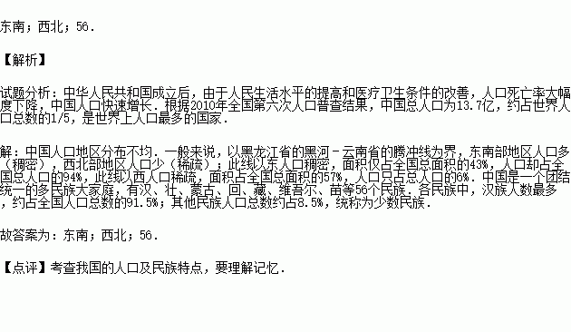 亚洲人口分布不均匀_...读图可知:世界人口的地理分布很不均匀.A、B、C、D等地(3)