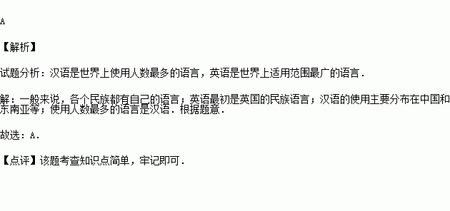 使用人口最多的语言_规范使用汉语言手抄报(2)