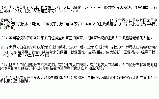 世界人口最多的国家(3)