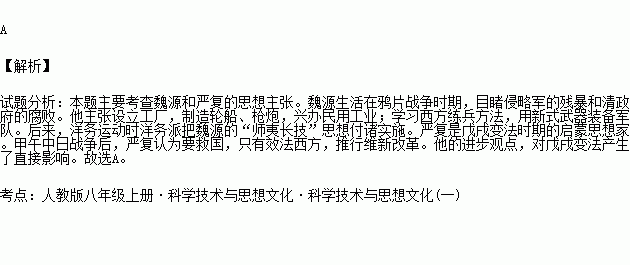 洋务运动的启示