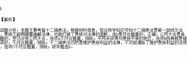 十二铜表法是公元前5世纪中期.古罗马制定的第