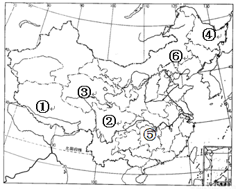读中国行政区划空白图.按要求完成下列各题.(1
