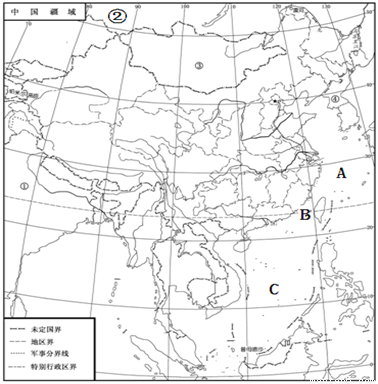 南亚有三大地形区.其地势特征是 ( )A.中部高.南