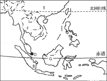 读"东南亚图",回答问题