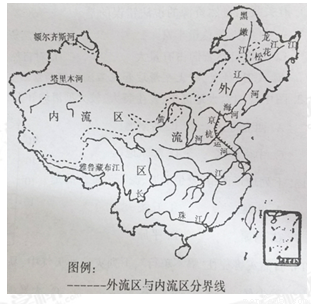 读"我国主要河流分布示意图,回答下列问题.