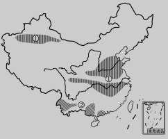 我国著名人口分布界线_我国的人口分布的界线是以黑龙江省的 和云南省的 为(2)