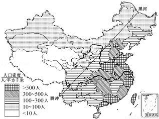 中国人口分布图_城市人口分布图