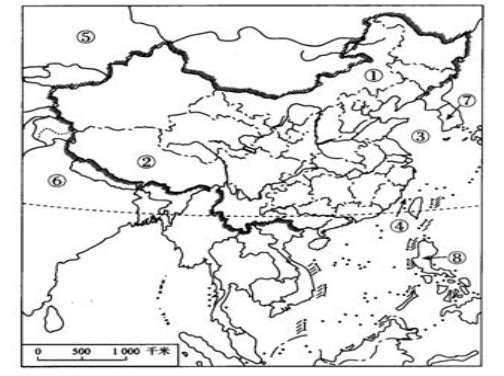 中国人口地理分布_...图,完成下题 中国人口密度分布图 我国人口的地理分布特(2)