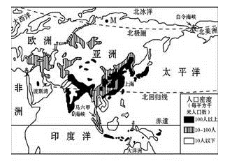 中国人口分布图_亚洲人口分布图