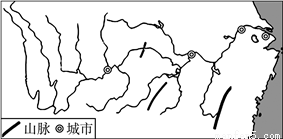 材料一 长江中下游平原地区海拔大多在50米左右;大部分属于亚热带,年