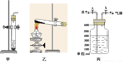 下图是实验探究氢气与氧气混合点燃发生爆炸的条件⑴乙装置中对试管