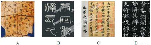 魏晋时期,书法字体由篆书,隶书转化到楷书,草书和行书也逐渐流行.