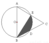 如图ab是o的直径点de是半圆的三等分点aebd的延长