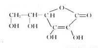 维生素c的结构简式如图所示