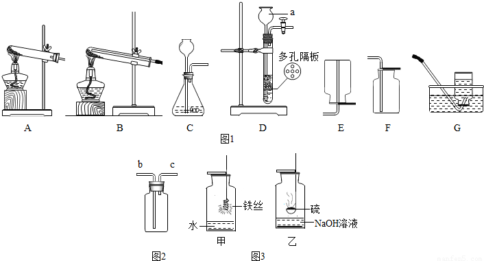 根据实验装置图,回答下列问题