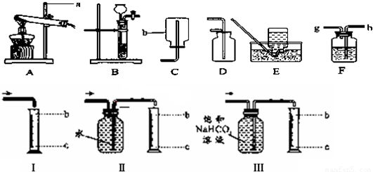 以下是初中化学常见的实验装置图,请回答有关问题