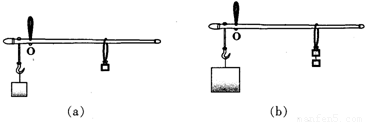 图(a)所示的是一把杆秤的示意图,o是秤杆的悬点,使用该秤最多能称量5
