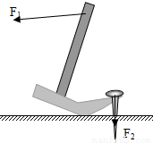 画出图中的动力臂l1和阻力臂l2.