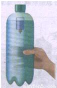 乐瓶.一只口服液玻璃瓶和水制作一只浮沉子 如