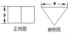 一个正三棱柱的正视图和俯视图如图所示,则这个三棱柱的左视图的面积