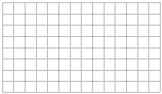 画几个面积等于  个小方格,但是样子不同的长方形.