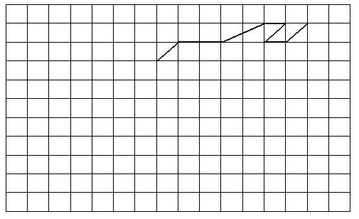 画出小飞机向下平移 格,再向左平移 格的图形.