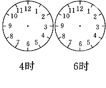 根据时间画时针和分针