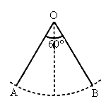 如图,秋千链子的长度为3m,当秋千向两边摆动时,两边的摆动角度均为30