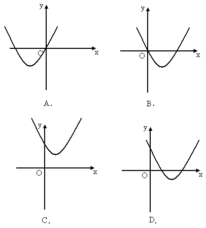 二次函数 的图像可能是 [ ] 题目和参考答案——青夏