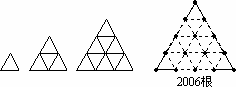 如图,是用火柴棒摆出的一系列三角形图案,按这种方案摆下去,当每边上