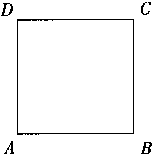 如图,正方形 abcd,画出绕顶点 c顺时针旋转90°后的图形.