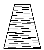 如图所示,有一个梯形物体浸没在某种液体中(物体与容器底不紧密接触)