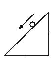一个小球沿斜面滚下,它所受重力的方向