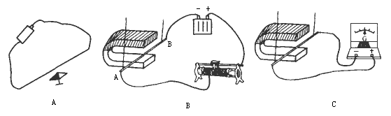 作图与识图题 如图所示电路中研究电磁感应现象的装置是________图.